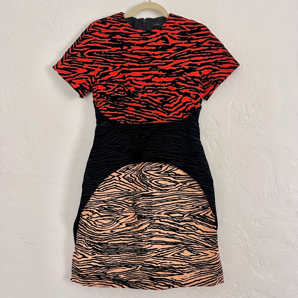 Proenza Schouler animal print dress